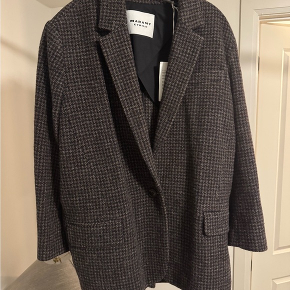 Marant Etoile never worn Cikaito wool blazer - shoulder pads removed- sz36 - Picture 8 of 9